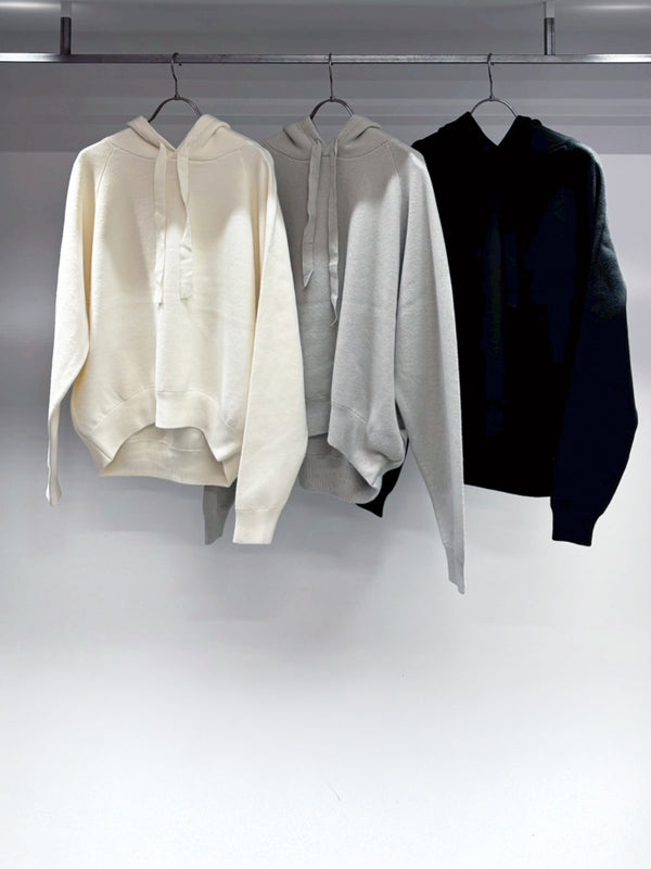 ニットフーディ