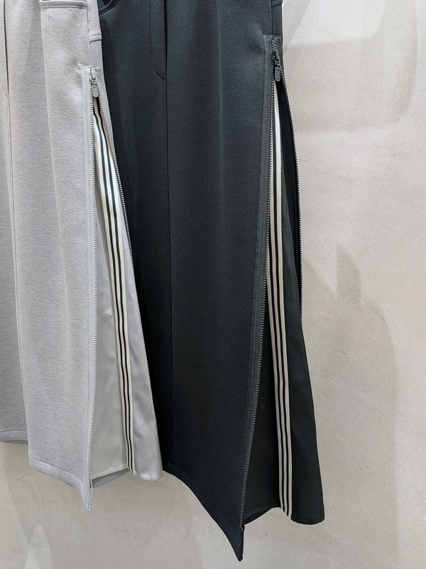 異素材サイドジップスカート