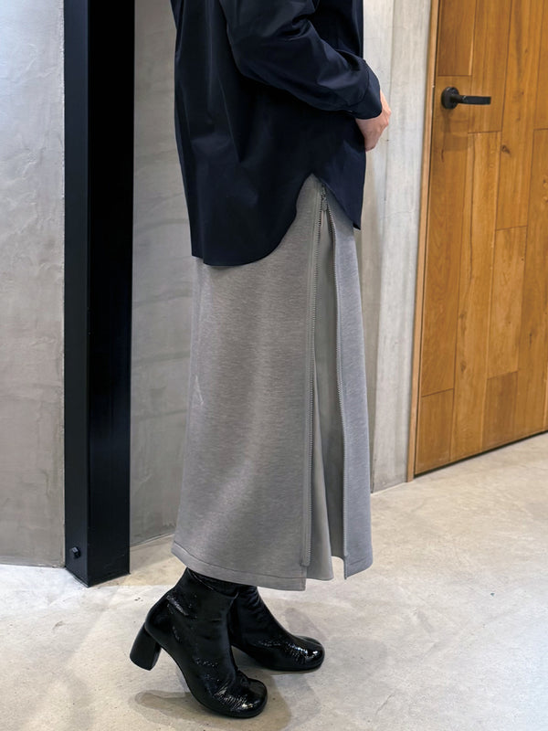 異素材サイドジップスカート