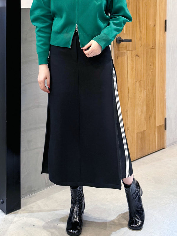 異素材サイドジップスカート
