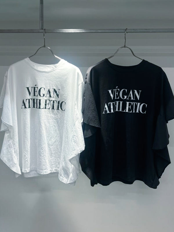 VEGAN ATHEETIC frill tee