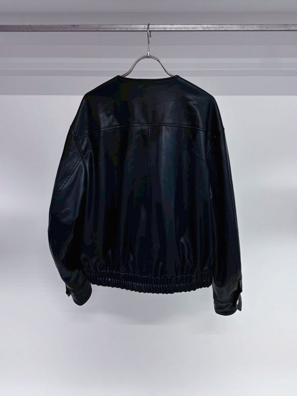 fake leather no collar bz