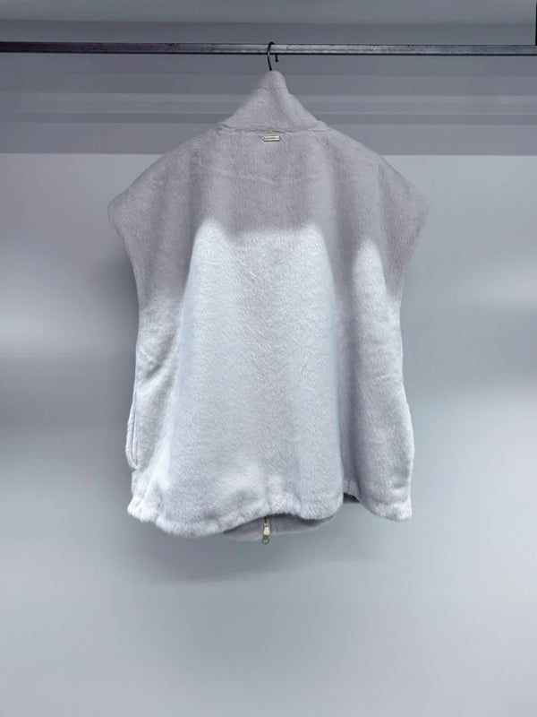 stand collar far vest