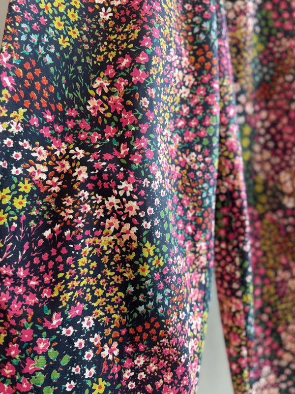 flower wide pants