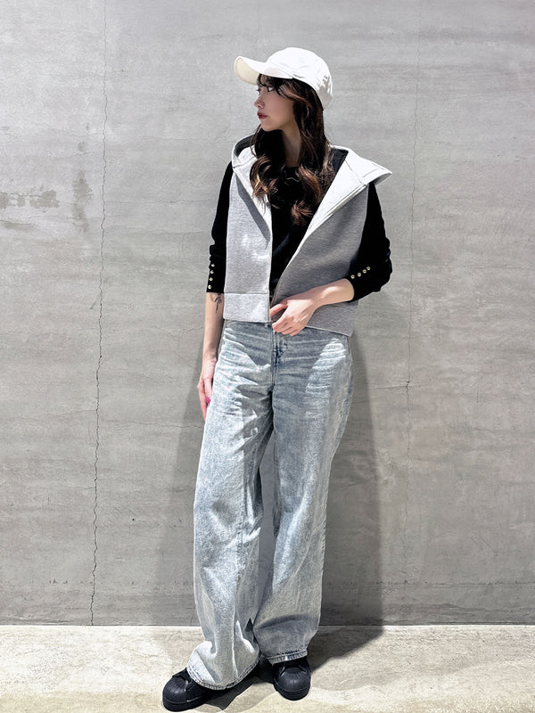 ダブルジャージーコンストラクティブフードベスト