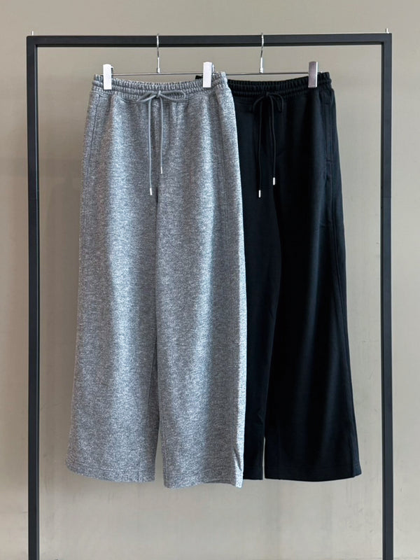 ファインミニ裏毛スウェットワイドパンツ