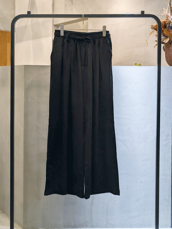 ウールブレンドインプリ2タックワイドパンツ