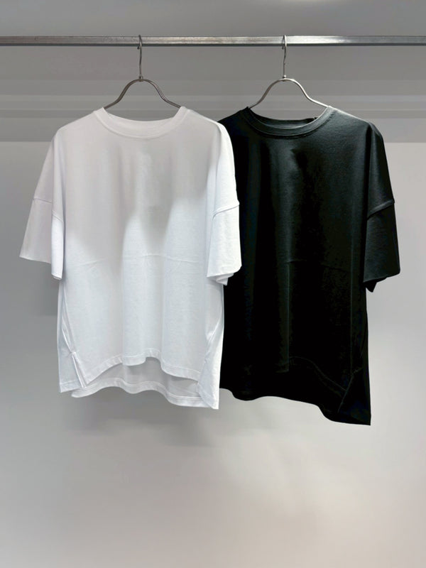 シルケットコットンワイドシルエットTシャツ