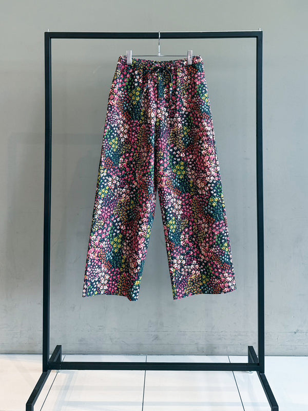 flower wide pants