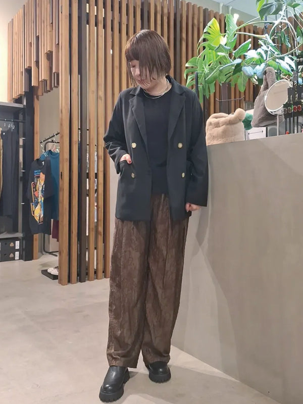 ショルダーパッドダブルブレストJK