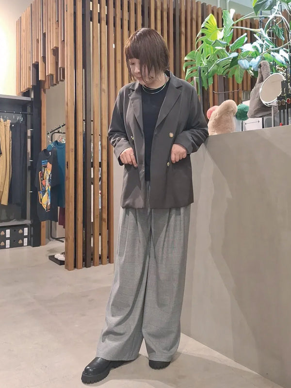 ショルダーパッドダブルブレストJK