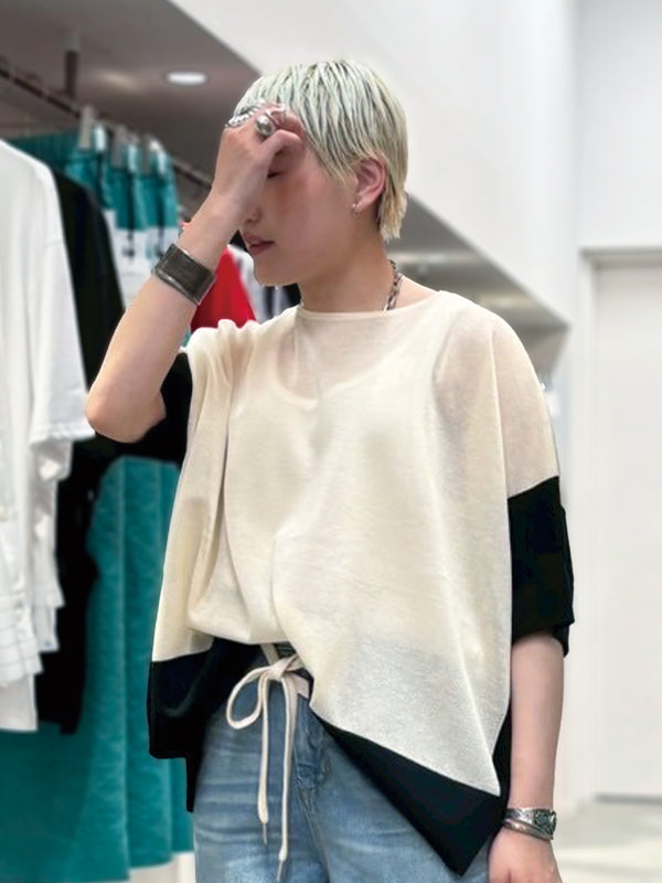 bycolor dolman knit