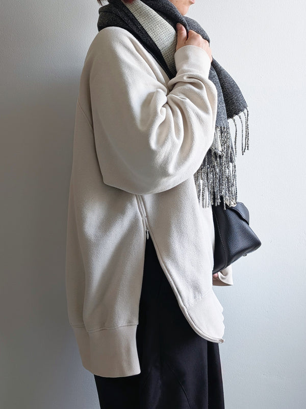 裏起毛トレーナー