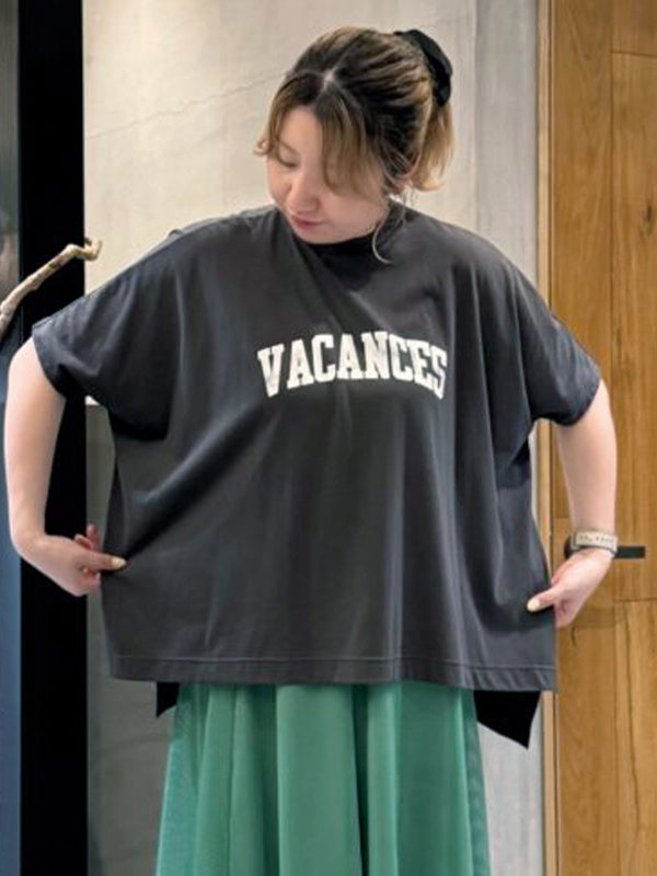 VACANCE モックネックTEE