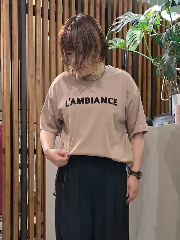 割繊サテンドッキングTEE