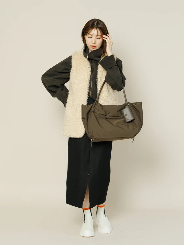NY SIDE FASTENER TOTE L