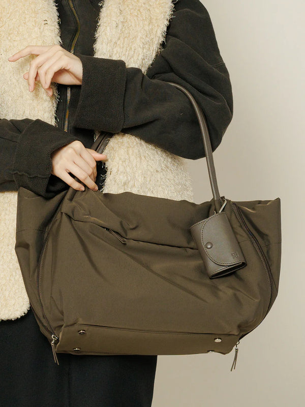 NY SIDE FASTENER TOTE L