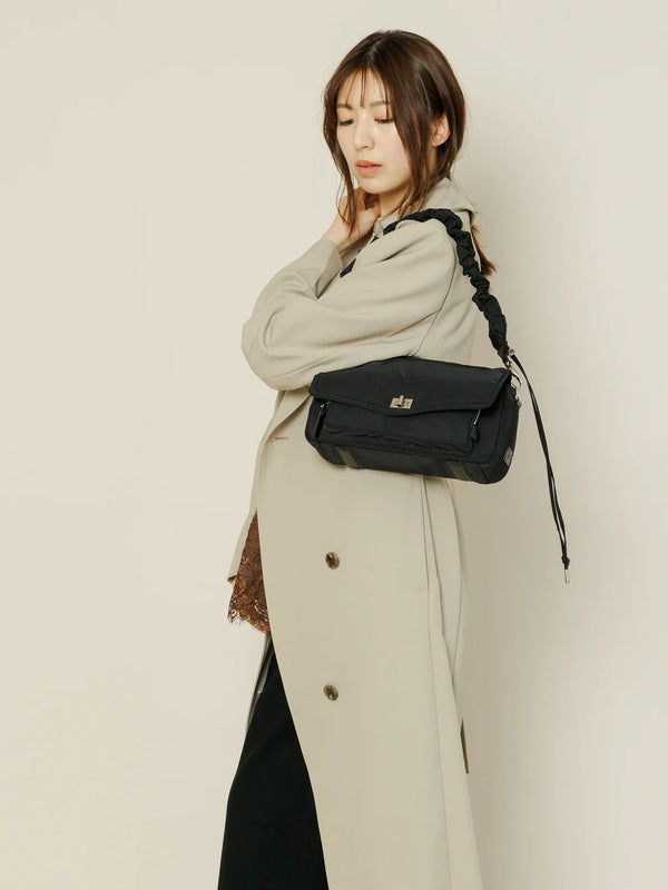 PL GATHER STRAP CROSSBODY
