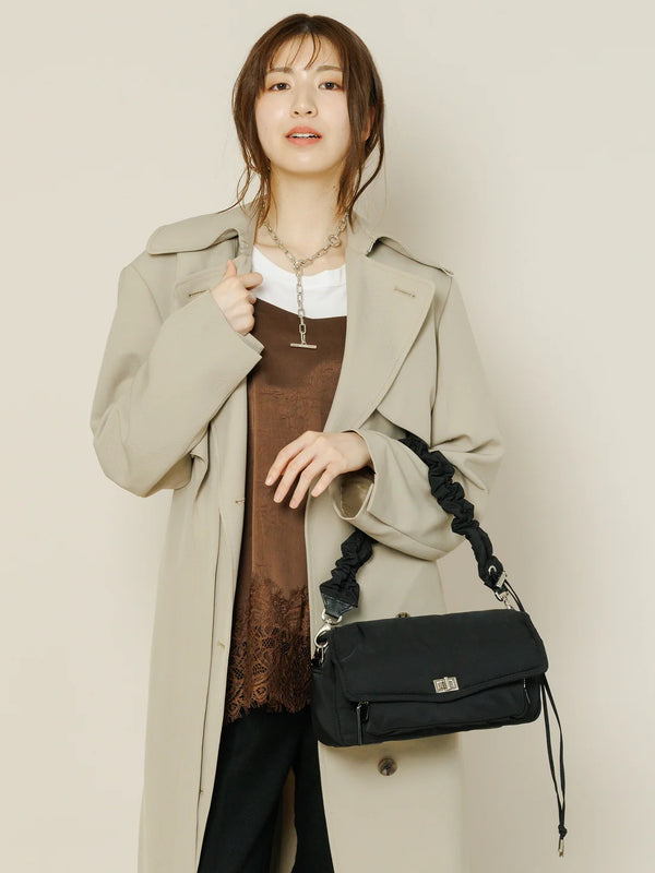 PL GATHER STRAP CROSSBODY