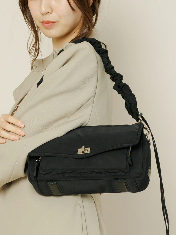 PL GATHER STRAP CROSSBODY