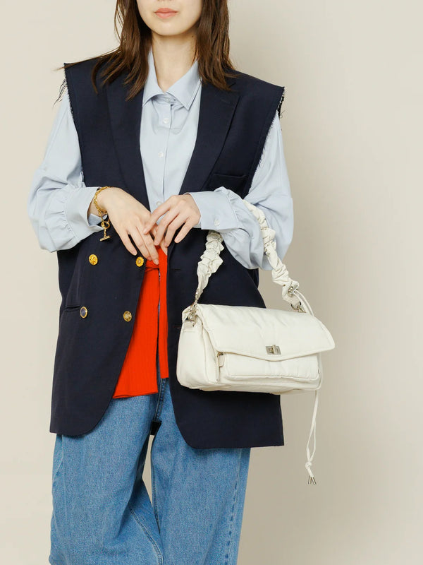 PL GATHER STRAP CROSSBODY