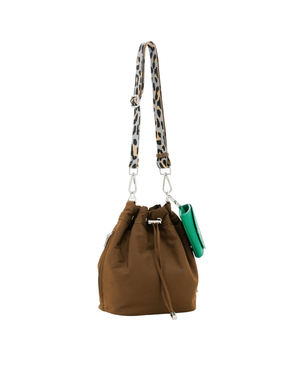 PL GATHER STRAP HANDBAG