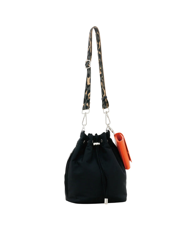 PL GATHER STRAP HANDBAG