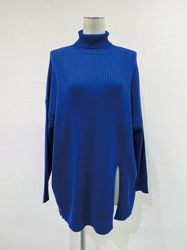 アシメスリットオーバータートル