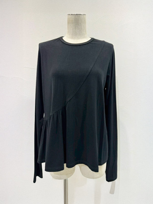 アシメギャザーウォームTOPS