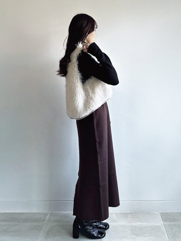 MIXファーZIPベスト