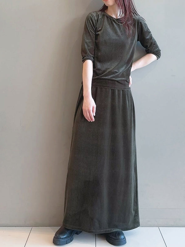 Soft Sheer Velour Top