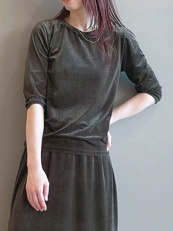 Soft Sheer Velour Top