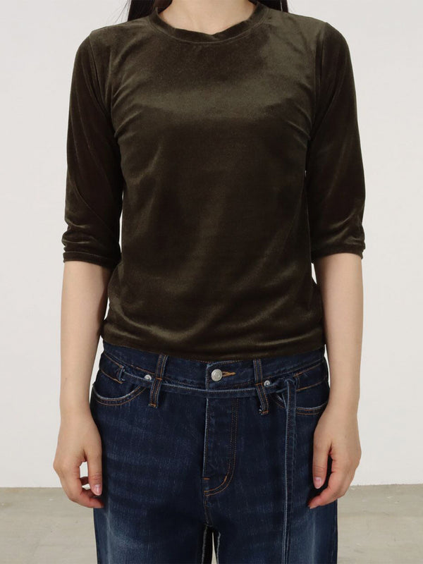 Soft Sheer Velour Top