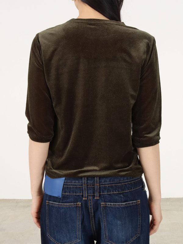 Soft Sheer Velour Top