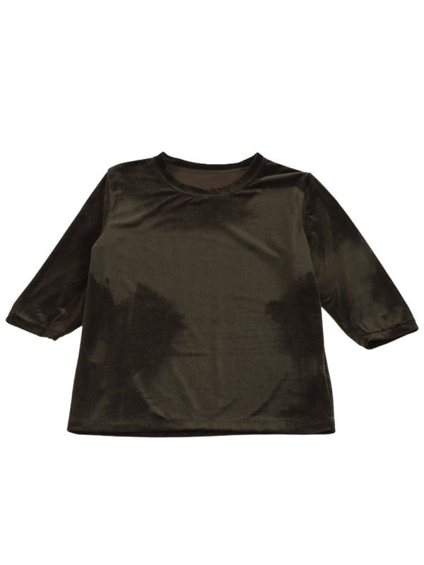 Soft Sheer Velour Top