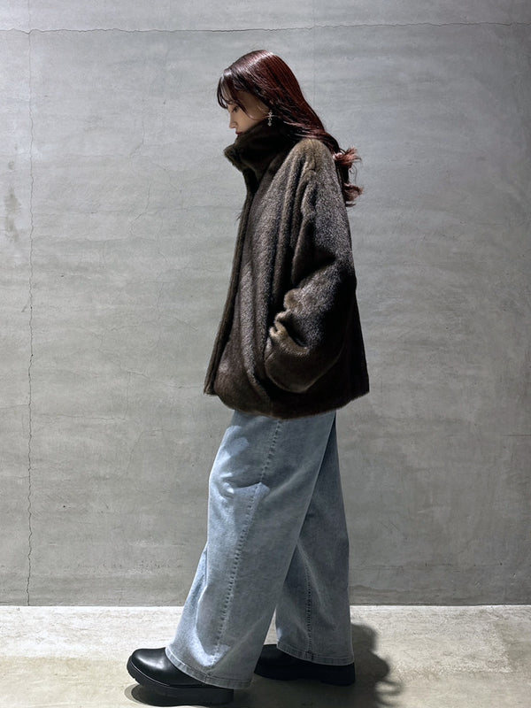 Quiet Mood Fur Coat