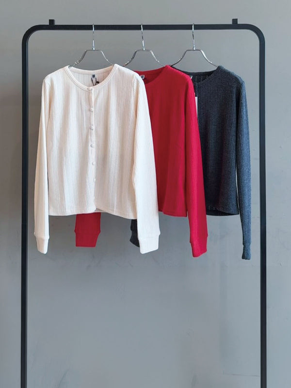 Openwork Knit-Sew Combi