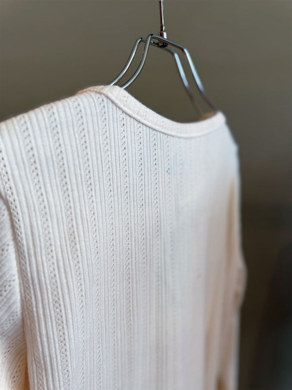 Openwork Knit-Sew Combi