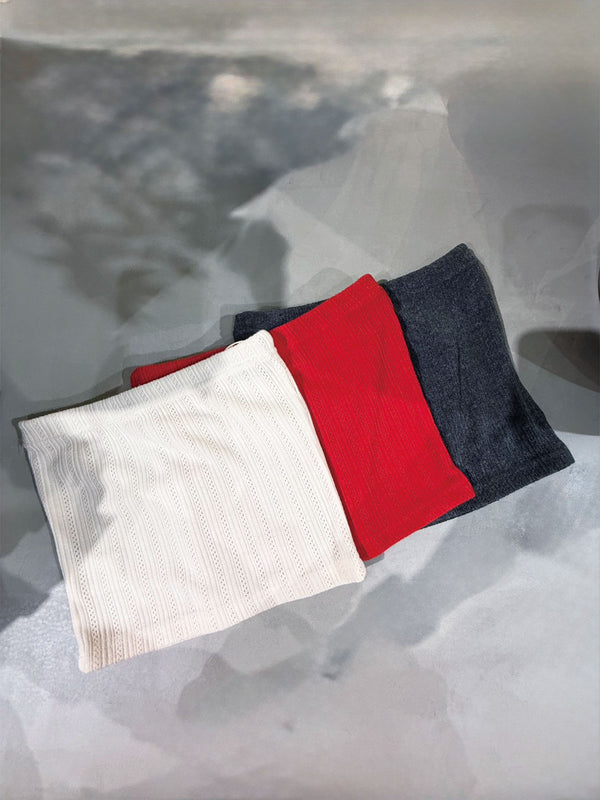 Openwork Knit-Sew Combi