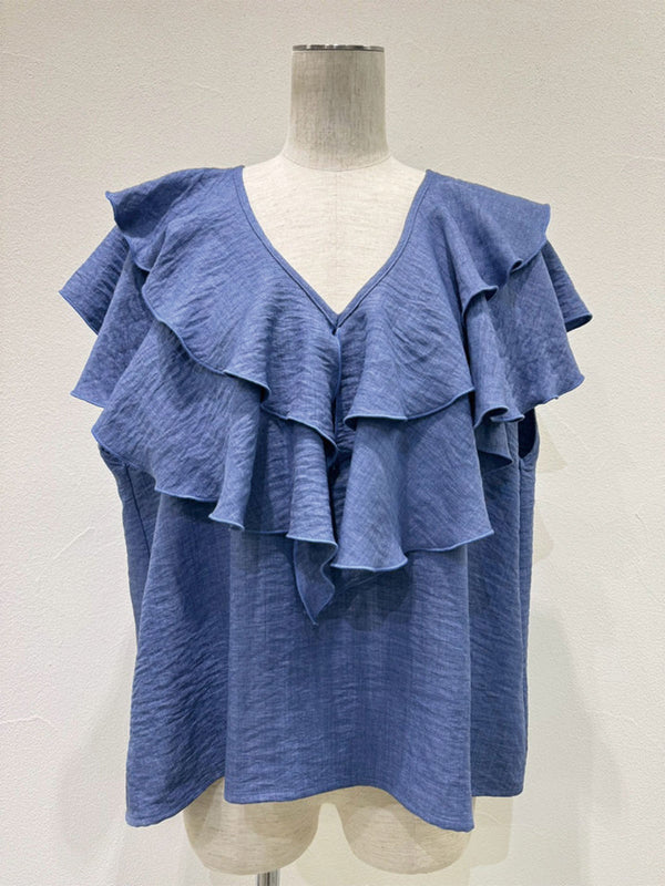 レイヤーフリルフレンチTOPS