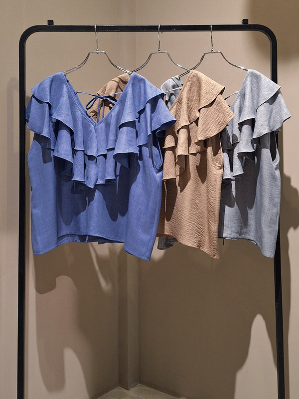 レイヤーフリルフレンチTOPS