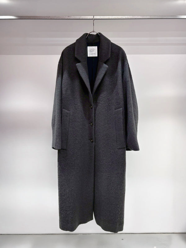 ウールシャギーロングコート