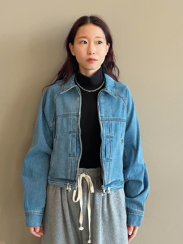 デニムブルゾン