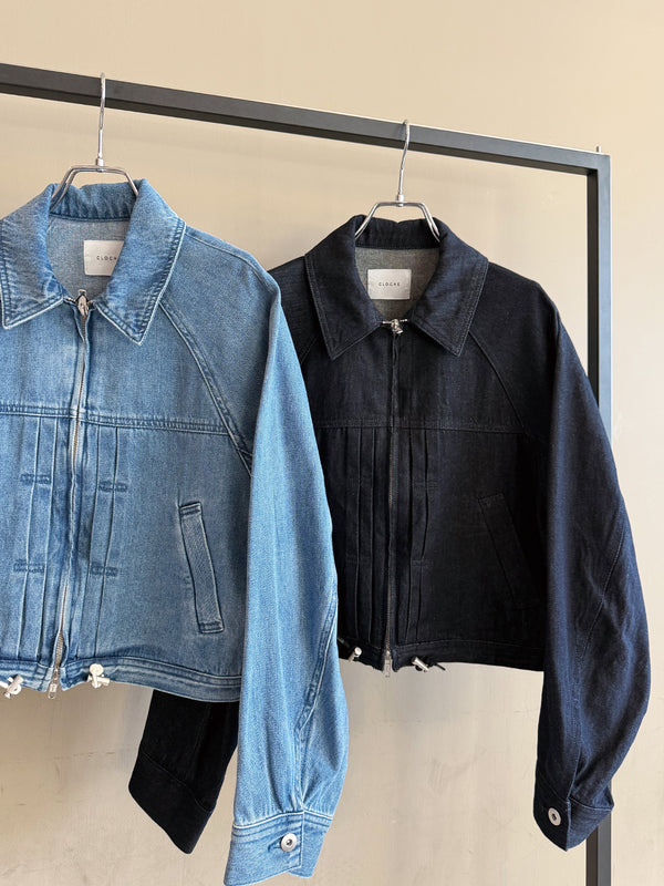 デニムブルゾン