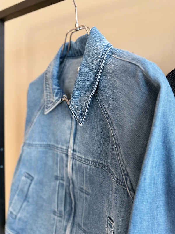 デニムブルゾン