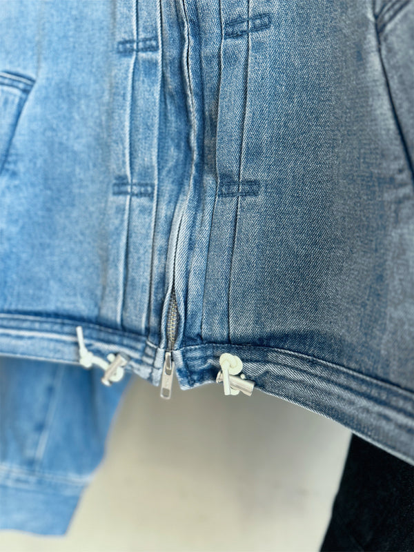 デニムブルゾン