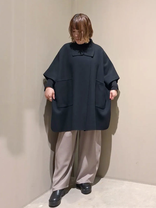 メルトンポンチョコート