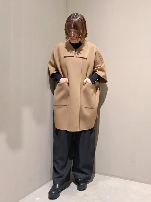 メルトンポンチョコート