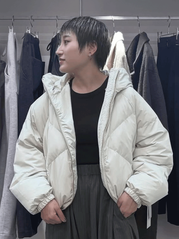 発熱撥水×ダウンジャケット