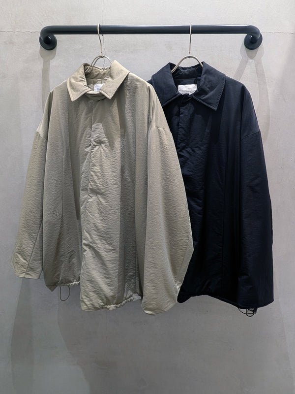 ステンカラーコクーンコート